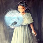 Shamsia Hassani, The Wishes Suitcase, 2023