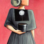 Shamsia Hassani, The Wishes Suitcase, 2023