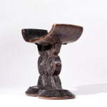 Loved and Repaired, Headrest, Anonymous Shona Artist, Zimbabwe, Wood, Duende Art Projects