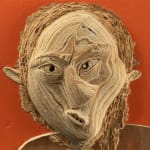 wo-sided mask, Lady Picasso - Mputu, Aimé Mpane