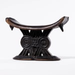 The Horns, Headrest, Anonymous Shona Artist, Zimbabwe, Wood, Duende Art Projects