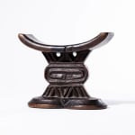 The Owl, Headrest, Anonymous Shona artist, Zimbabwe, Wood - Duende Art Projects