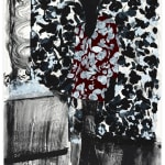 Hurvin Anderson Mrs. S. Keita Red and Black Print Edition