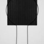 Naama Tsabar, Work on Felt Overlap Diptych (Variation 1) Copper and Sandstone, 2023