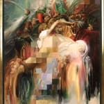 The Revolt of Cairo, baroque, masterpiece, digitized, rainbow, contemporary art, Girodet, museum art, oil painting, artwork for sale, figurative, historical, original artwork for sale, Cairo