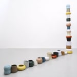 Jane Kite, Tall Jug (light diamonds)