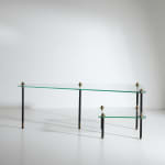 French, Tiered glass table