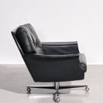 Studio Archirivolto for Fasem, Set of 6 Leather Dining Chairs