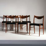 Arne Wahl Iversen, Set of Six GS61 Dining Chairs