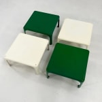 Vico Magistretti, White 'Selene' chairs