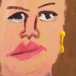 Isaac Benigson, Lady with Gold Earrings Having a Cigarette Break