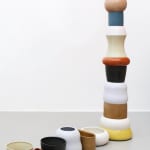 Jane Kite, Tall Jug (light diamonds)