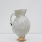 Jane Kite, Tall Jug (light diamonds)