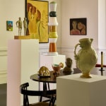 Jane Kite, Tall Jug (light diamonds)