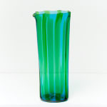 Campbell-Rey, Turquise and green 'Rosanna' Murano carafe