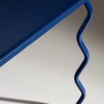 Italian, Blue wavy legged table
