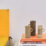 Jane Kite, Tall Jug (light diamonds)