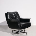 Studio Archirivolto for Fasem, Set of 6 Leather Dining Chairs