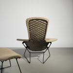Harry Bertoia, 'Bird' Lounge Chair with Footstool