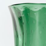 Bullicante, Green oval vase