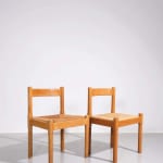 Vico Magistretti, White 'Selene' chairs