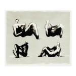 Henry Moore, Four Reclining Figures, from 'Omaggio a Michelangelo'