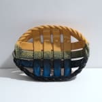 20th Century British, Ribbed Hyacinth Vase