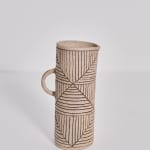 Jane Kite, Tall Jug (light diamonds)