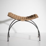 French, Stool on bowed frame