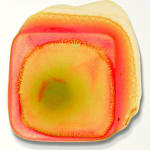 Jaq Chartier, Yellow/Red Ink Study (#31), 2025