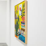 Mary Finlayson, Pink Vase with Bamboo, 2020