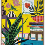 Mary Finlayson, Pink Vase with Bamboo, 2020