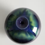 Tokuda Yasokichi III, Spherical Jar with Azure Glazes, 1990s