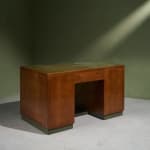 Circular Art Deco Serving Trolley in Walnut, Europe, 1930s