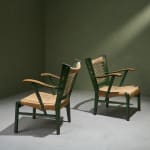 Gastone Rinaldi, Swivel Desk Chair in Cognac Coloured Upholstery, for RIMA, Italy, 1950's