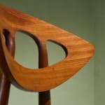 Gastone Rinaldi, Swivel Desk Chair in Cognac Coloured Upholstery, for RIMA, Italy, 1950's