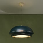 Sculptural Totem Table Lamp in Dark Textured Glass and Lacquered Wood, 1970's