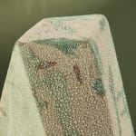 Eunsol Kim, 'Condensation' Series C1, Glazed Ceramic Sculpture in Green, The Netherlands, 2025