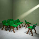 Gastone Rinaldi, Swivel Desk Chair in Cognac Coloured Upholstery, for RIMA, Italy, 1950's