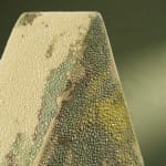 Eunsol Kim, 'Condensation' Series C1, Glazed Ceramic Sculpture in Green, The Netherlands, 2025