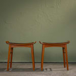 Oversized Lounge Chairs in Chromed Steel, Reupholstered in Black Corduroy Fabric, Italy, 1970s
