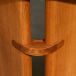 Circular Art Deco Serving Trolley in Walnut, Europe, 1930s