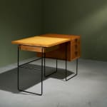 Circular Art Deco Serving Trolley in Walnut, Europe, 1930s