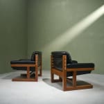 Gastone Rinaldi, Swivel Desk Chair in Cognac Coloured Upholstery, for RIMA, Italy, 1950's