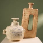 Willem van Hooff, Tiny Core Vessel, Glazed Earthenware, The Netherlands, 2020s