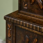 Circular Art Deco Serving Trolley in Walnut, Europe, 1930s