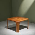Circular Art Deco Serving Trolley in Walnut, Europe, 1930s