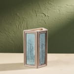 Eunsol Kim, 'Condensation' Series C1, Glazed Ceramic Sculpture in Green, The Netherlands, 2025