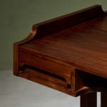 Circular Art Deco Serving Trolley in Walnut, Europe, 1930s