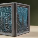 Eunsol Kim, 'Window' Series, Set of Three Glazed Ceramic Sculptures in Black and Blue, The Netherlands, 2025